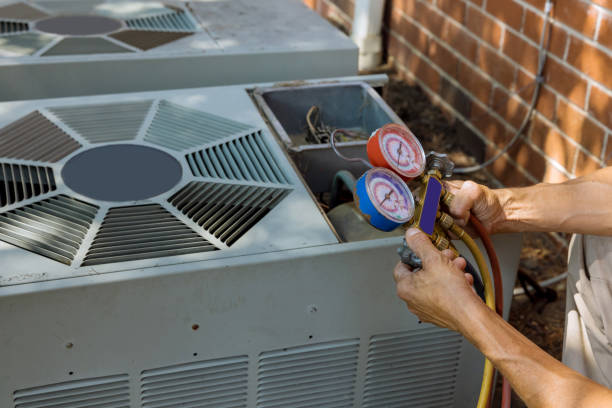 HVAC equipment / technician at unit